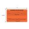 Nevs Label, Intravenous Solution Additives 2-7/16" x 4" Orange w/Black PMA-42 - alternate 2